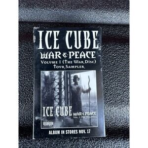 Rare-Ice Cube - War & Peace Volume 1 (The War Disc) Tour Sampler - Cassette Tape